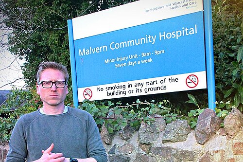 Dan at Malvern Hospital