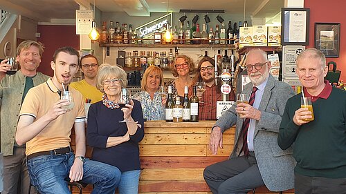 Lib Dems in a pub